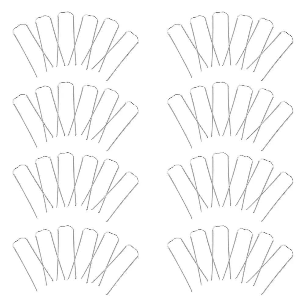 

150pcs Arrangement Pins Durable Galvanized for Wreath Making Plant Greening Anchor Supplies Heavy Duty Yard Stakes Stakes