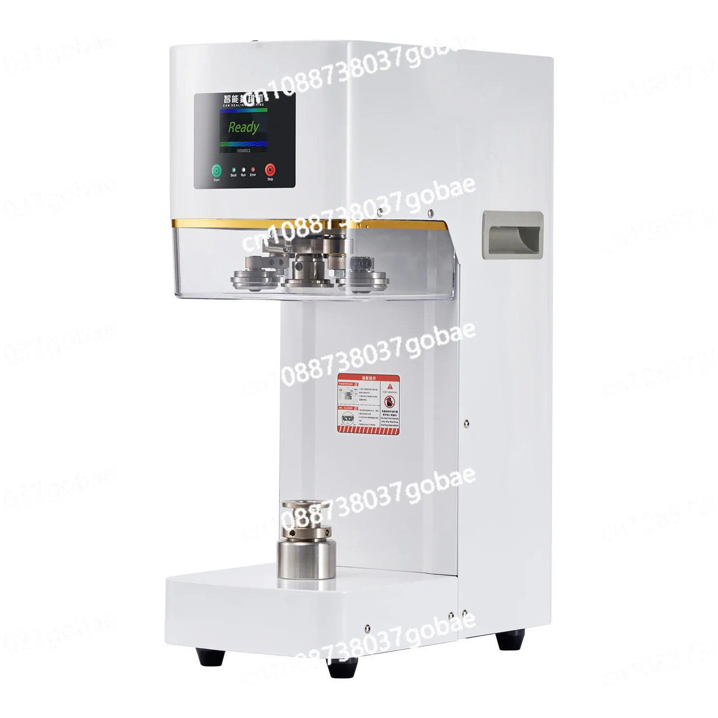 

Commercial can sealing machine