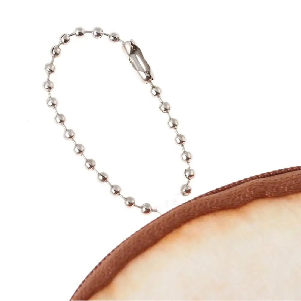 Cute Cartoon Toast Coin Purse Bread Lightweight Coin Key Bag Portable Mini Makeup Bag Girl