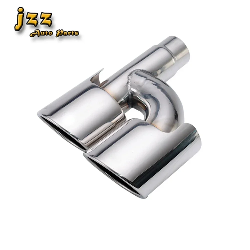 

57mm Dual Exhaust Tip Stainless steel 304 Oval four outlet Exhaust pipe for C-Class,E-Class,S-Class Muffler Tailpipe