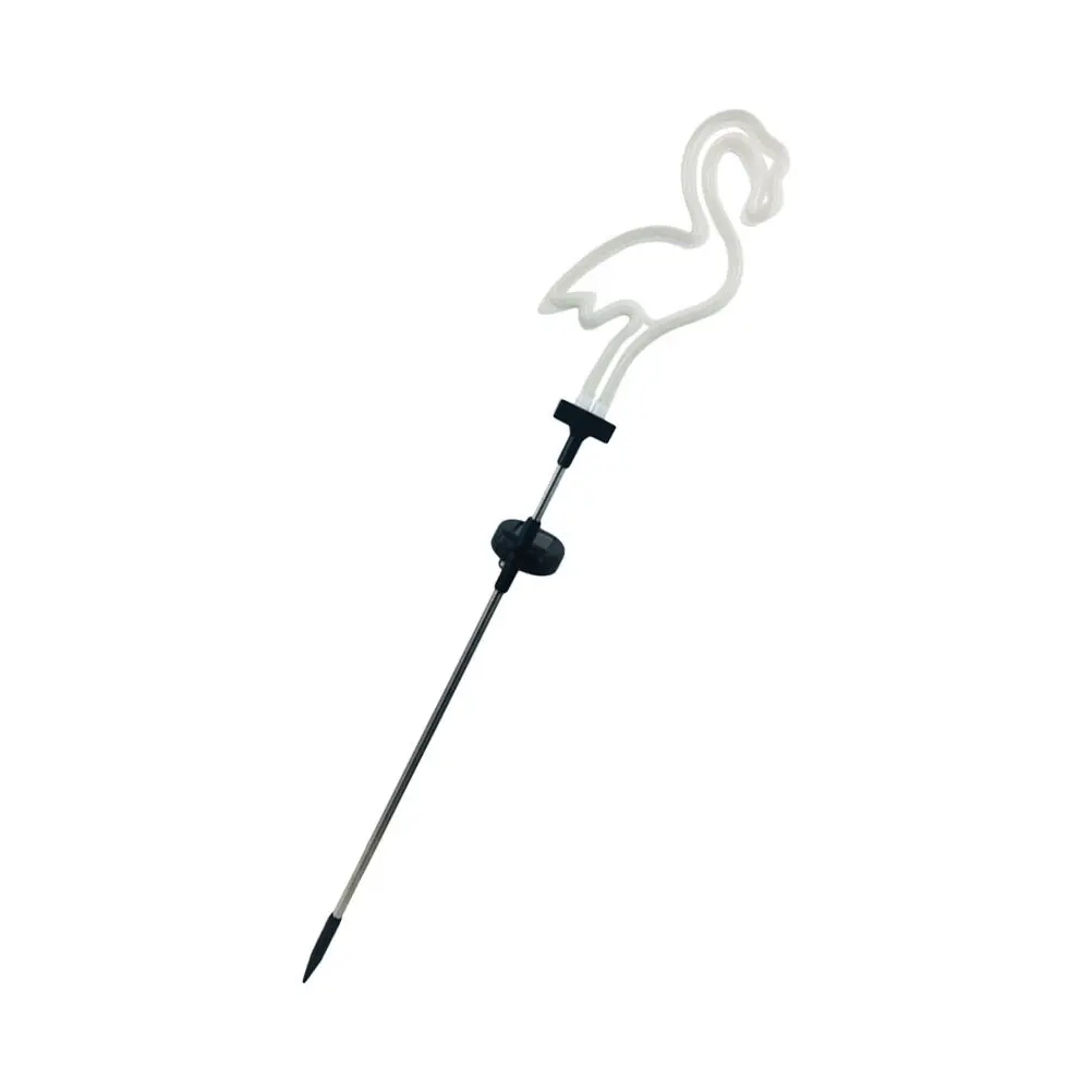 

1 шт. Солнечный светильник для газона с рисунком фламинго, розовый, прочный, водонепроницаемый, декоративный, для наружного освещения сада, солнечные фонари