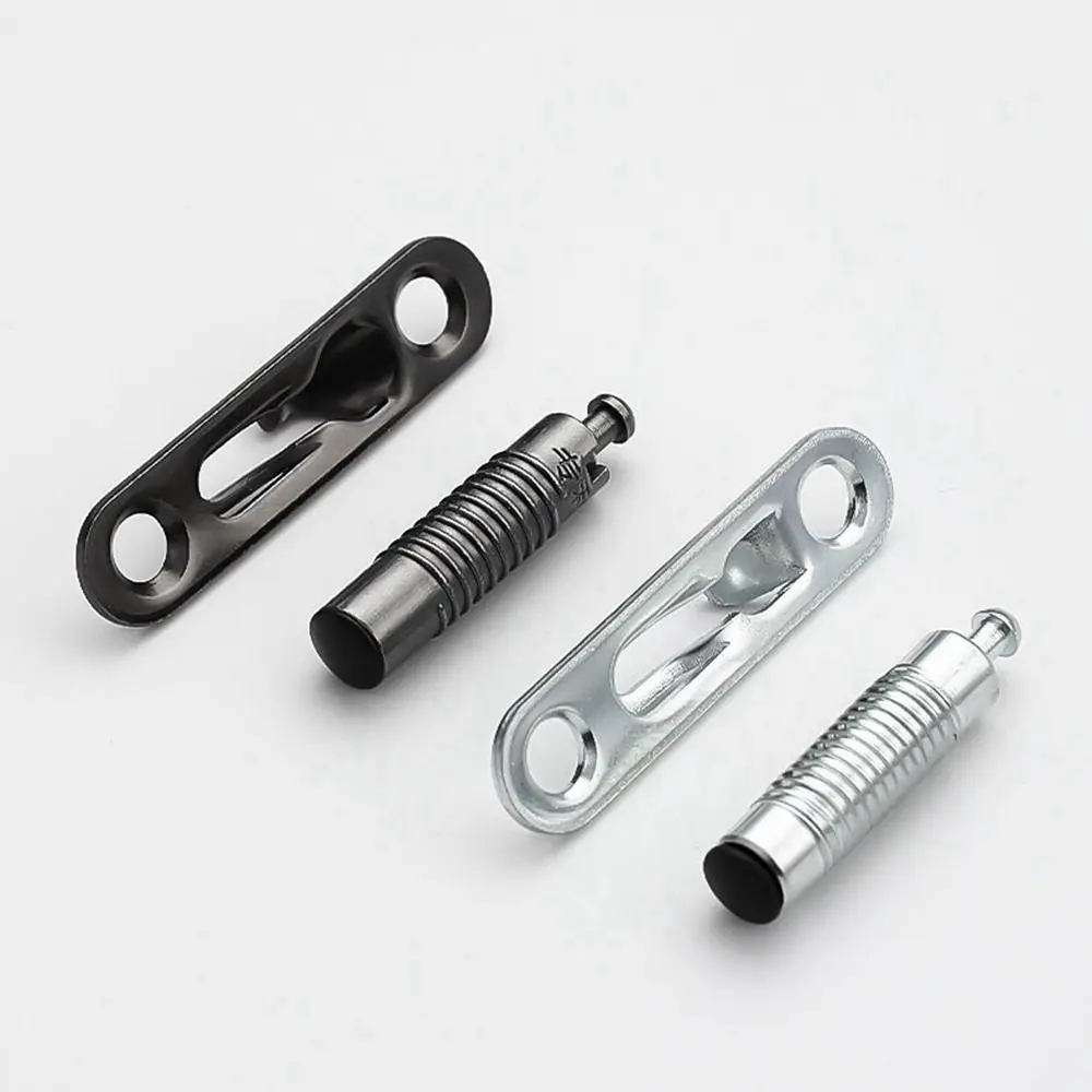 4Set Hide Cabinet Board Connector Fixed Clapboard Holder Telescopic Lock Buckle Invisible Board Grain Support Furniture Hardware