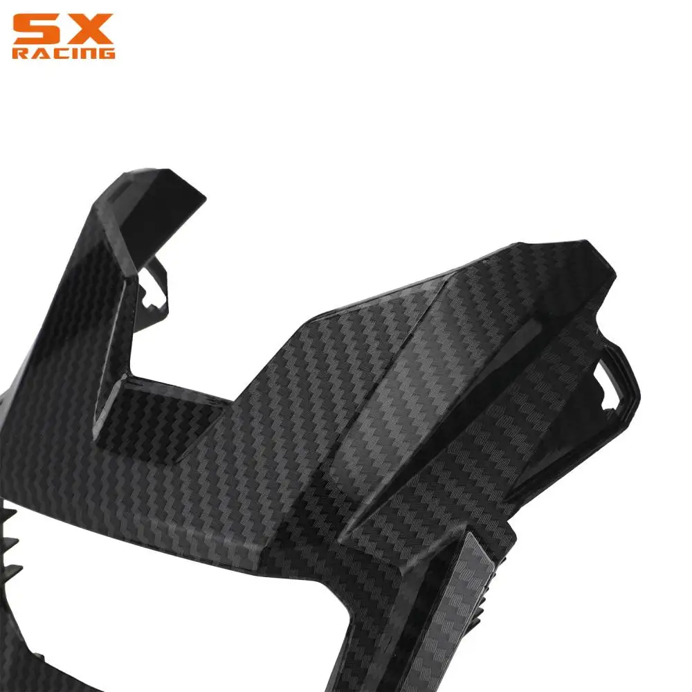 Motorcycle Headlight Protector Cover Headlamp Guard LED Light Guard For HONDA GROM MSX125 MSX 125 Carbon Fiber Pattern