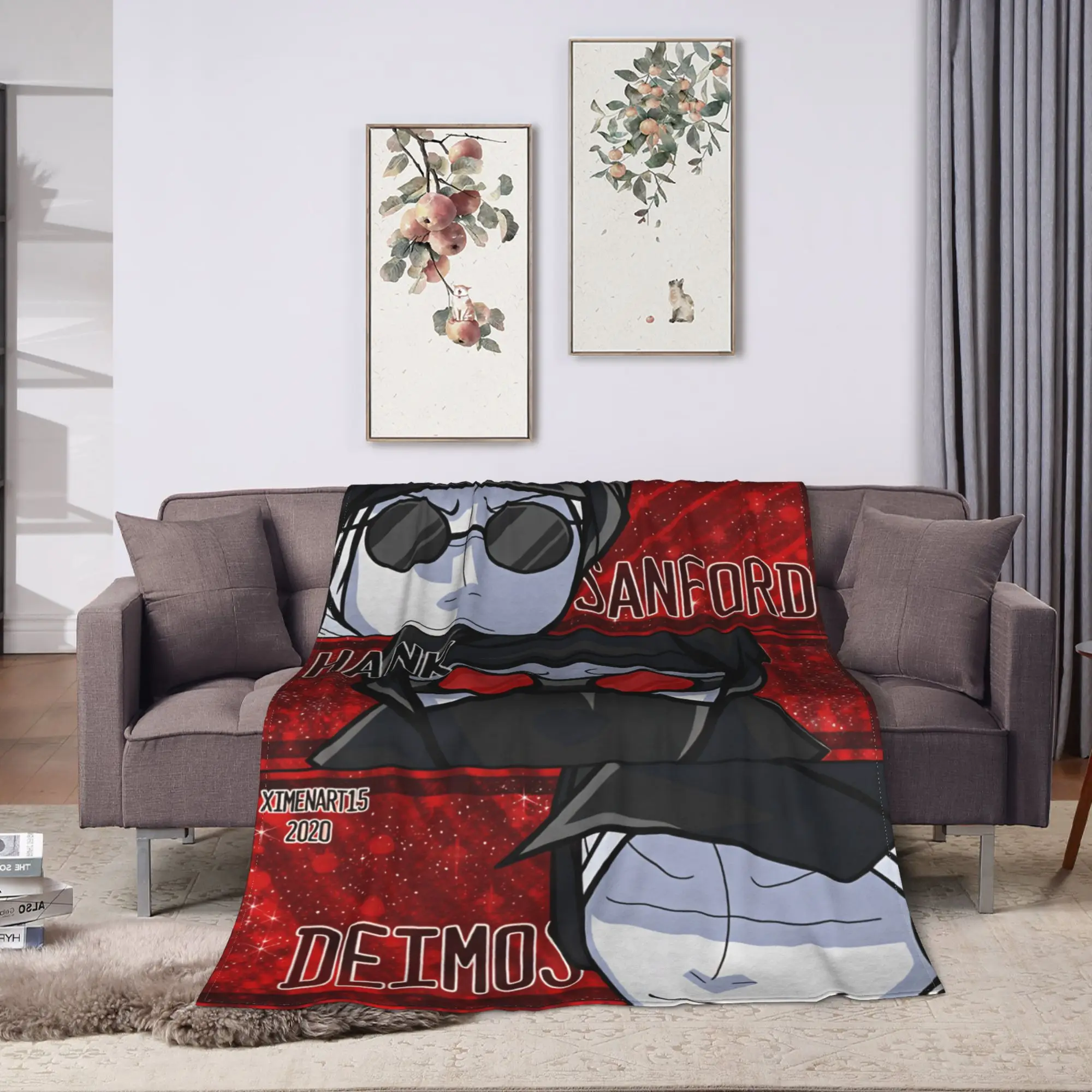MADNESS COMBAT Blanket Quality Soft  Throw Blanket Winter Travel Office Couch Chair Sofa Bed Print Bedspread