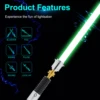TXQSABER オビワン・ケノービ ライトセーバー ネオ ピクセル SNV4 プロフィー スムーズ スイング アプリ制御金属柄レーザー セイバー レプリカ コスプレおもちゃ 4