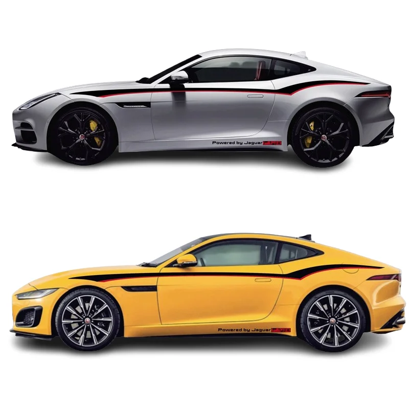 

Спортивная виниловая наклейка с боковой линией талии для Jaguar F TYPE 2013-2021