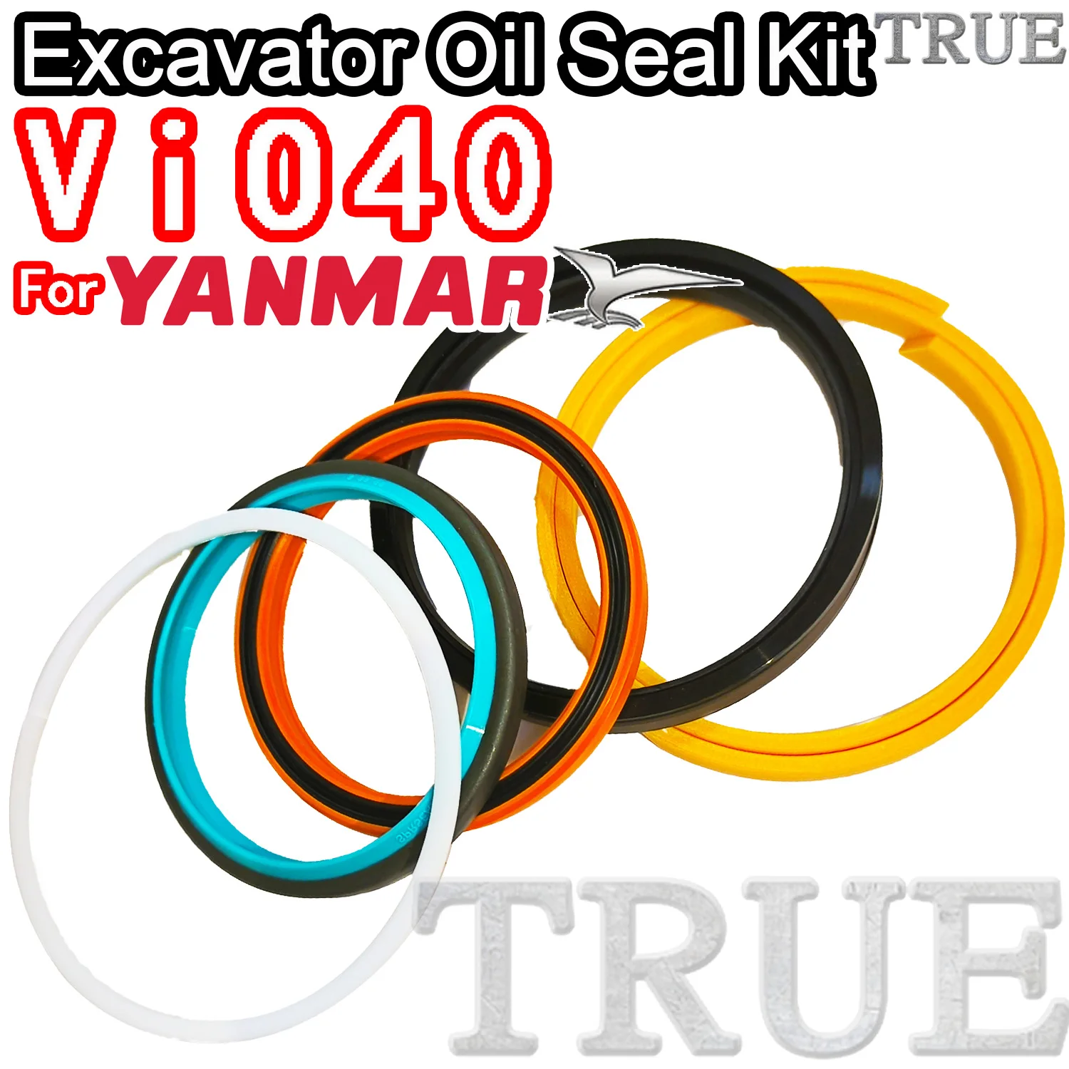 For ViO40 Yanmar Oil Seal Excavator Repair Kit Rebuild Parts MOTOR Piston Rod Shaft Replacement Dust Bushing FKM High Quality