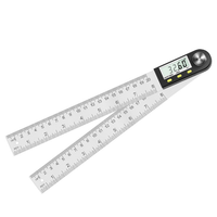 PORK-Stainless Steel Digital Angle Finder Ruler-Electronic Protractor For Woodworking And Construction Projects