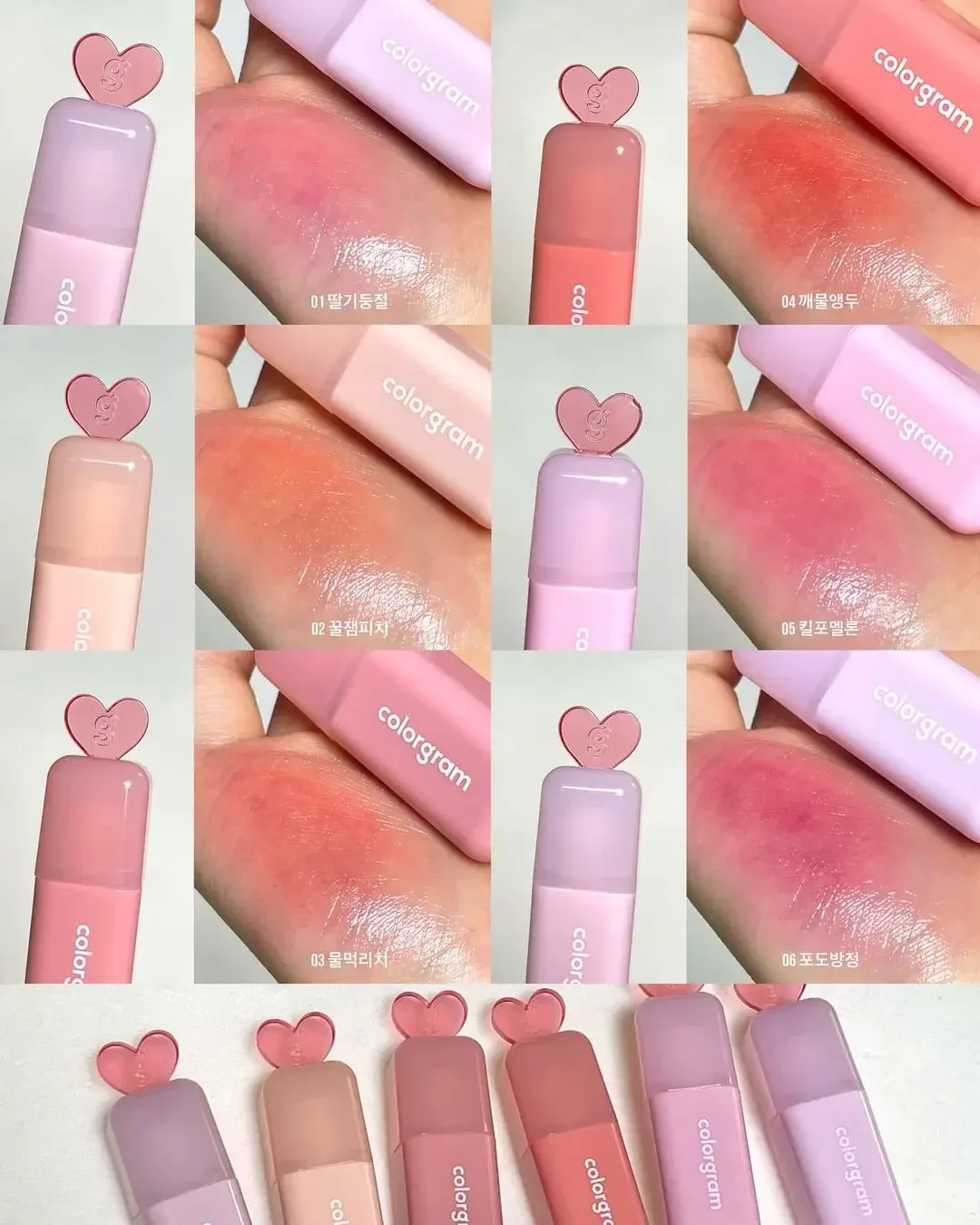 Original Korean Makeup Colorgram Love Juice Lip Glaze Lip Gloss Glossy Moisturizing Liquid Lipstick Cosmetics Pretty Beauty