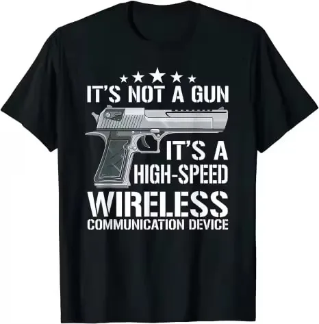 2026 New Tactical Family Matching Oversized Unisex Streetwear T Shirt Funny Wireless Quote Text Graphic Cotton Tee