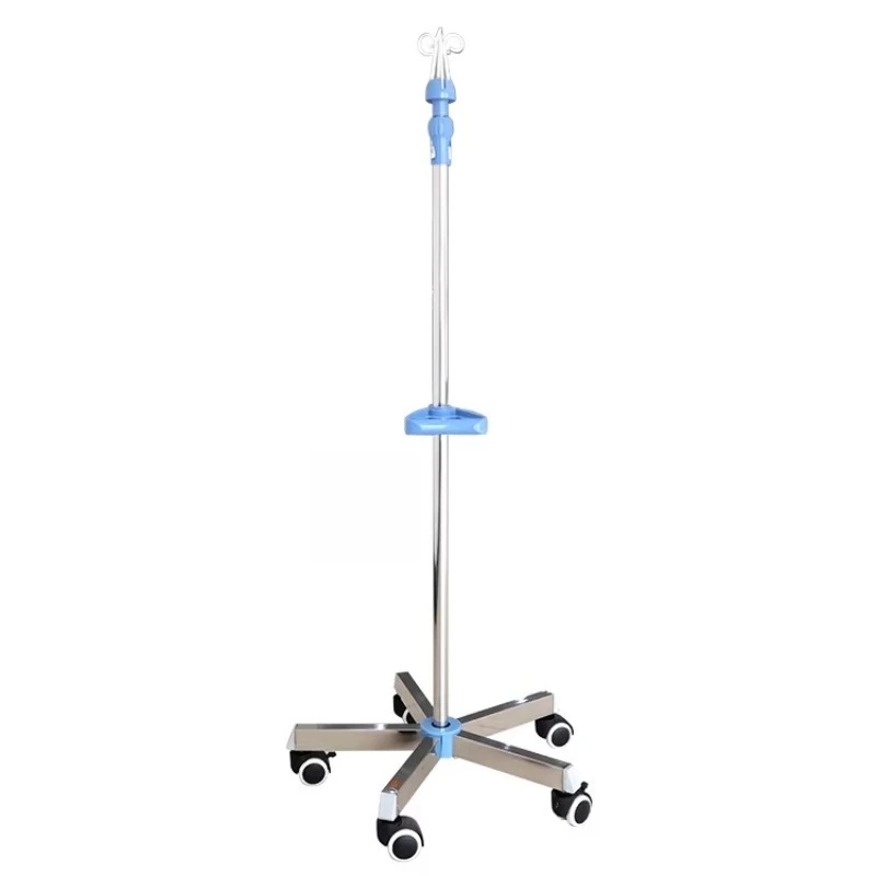 Hospital Iv Drip Stand for Infusion Pump Stand Stainless Steel Infusion Stand