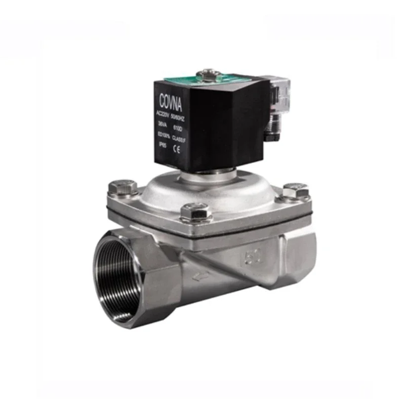 2W31 COVNA DN15 1/2 inch 2 Way AC DC Normally Closed stainless steel CF8M Water Air steam Solenoid Valve