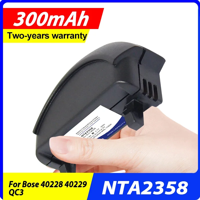 

New 3.7V 40229 NTA2358 New Replacement Battery For Bose QC3 Bose QuietComfort 3 Headphone 40228