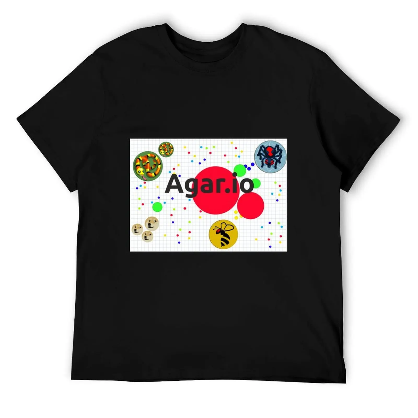 

agar.io T-Shirt t shirt man luxury t shirts for man graphic vintage T-Shirt