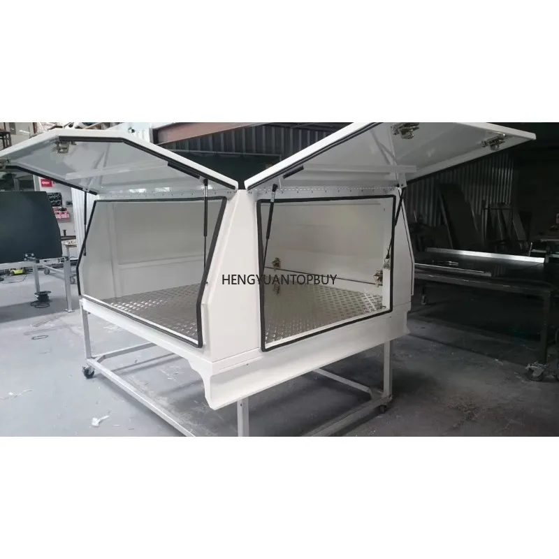 Wholesale Custom Powder Coated Double Cab Ute Tray Aluminum Cover Cheap Pickup Aluminum Cover