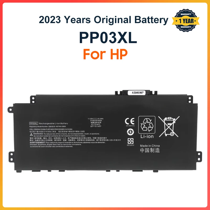 PP03XL PV03XL Laptop Battery For HP Pavilion x360 13-BB 14-DV 14-DW 14M-DW 14-DK HSTNN-LB8S HSTNN-DB9X HSTNN-OB1P