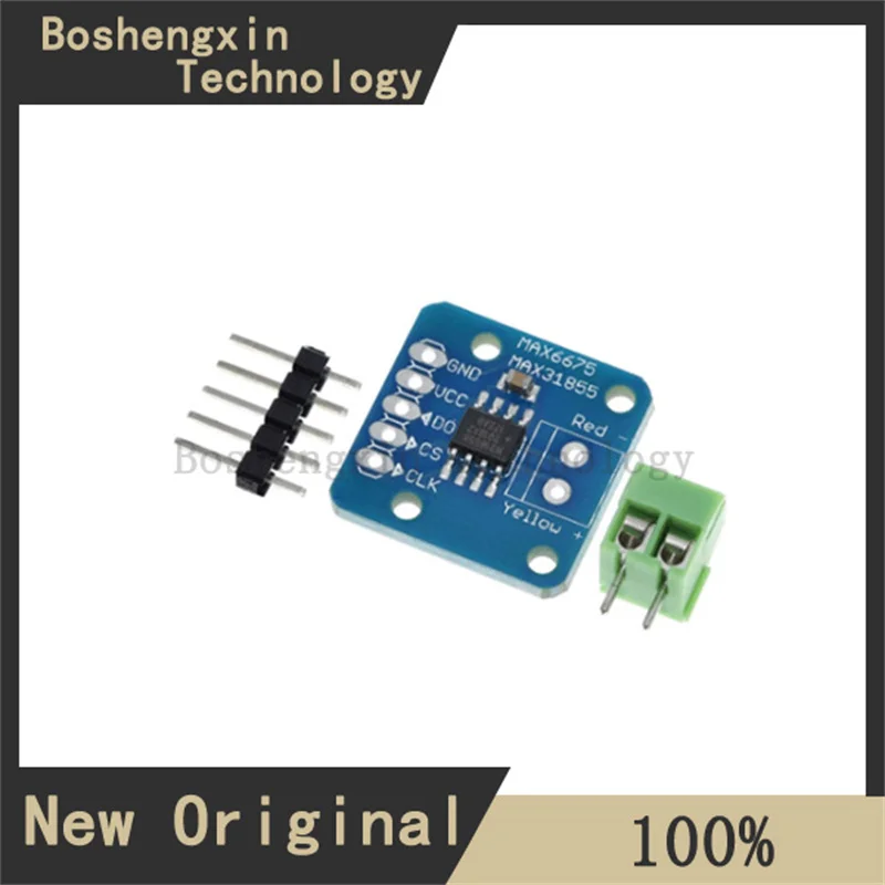 Module de thermocouple MAX6675/MAX31855, capteur de température, module de thermocouple de type K, interface SIP, 1 pièces