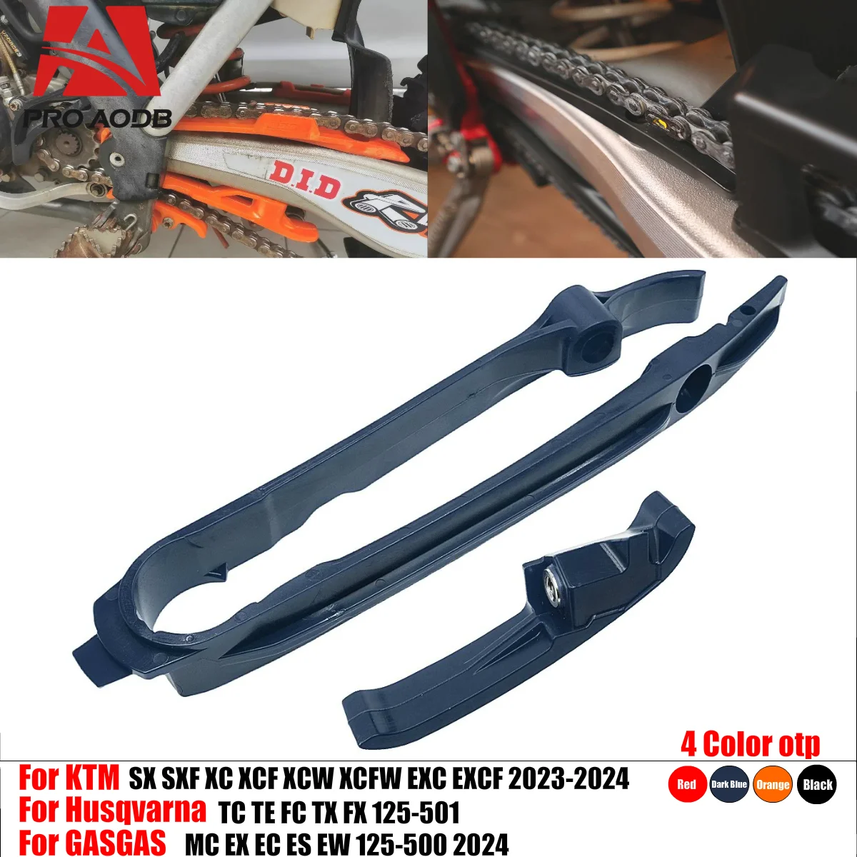 

For KTM XC SX SXF XCF XCW EXC XCFW EXCF For Husqvarna FC FE SX TX TC Motorcycle High Quality Chain Slider Guard Swingarm Guide