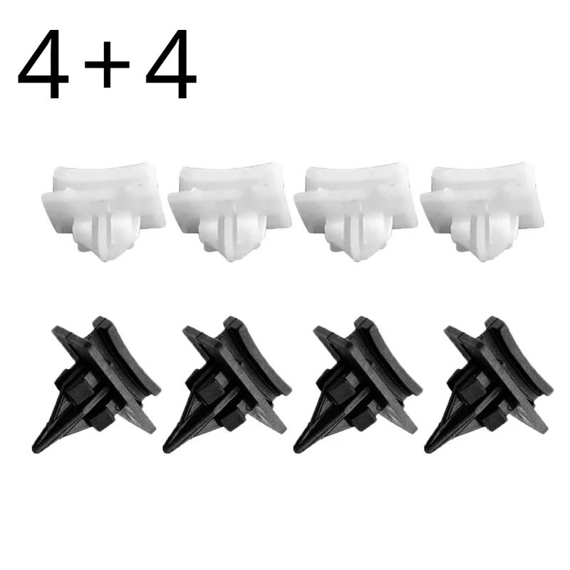 8Pcs Car Front Windscreen Side A Pillar Trims Clips for Ford Transit MK6 MK7 2000-2013 Rivet Clip 4069906 4069907