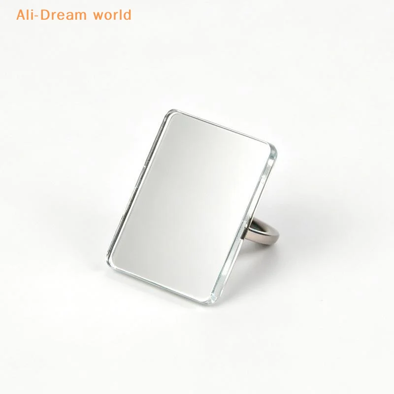 (Betta Fish Floating Double Sided Mirror Smooth Edge Strong Suction Cup For Betta Training Aquarium Fish Tank Decoration)
