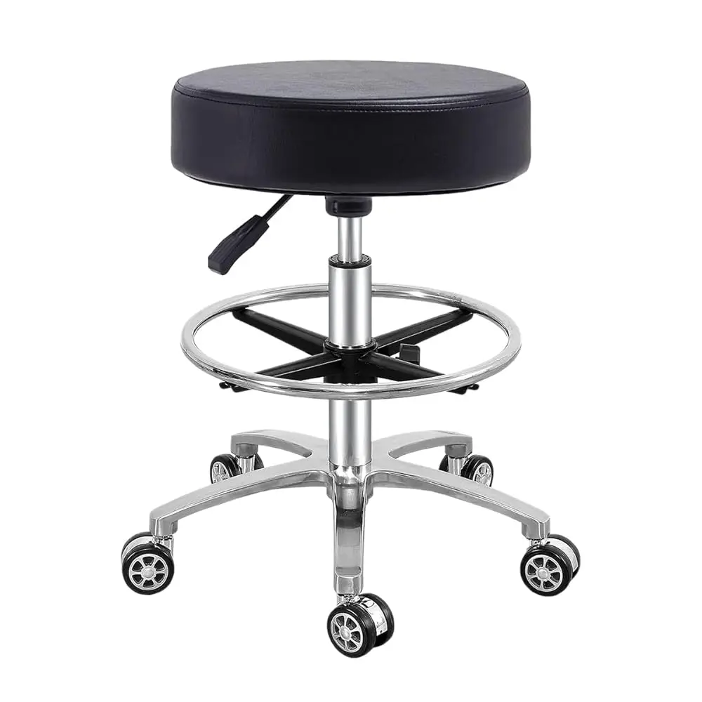

Вращающийся табурет на колесиках для офиса, медицинского салона, татуировки, кухни, массажа, гидравлический табурет с регулируемой высотой и колесиками