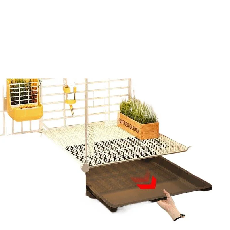 

Rabbit cage two-story platform small villa double-layer household indoor special large automatic manure cleaning