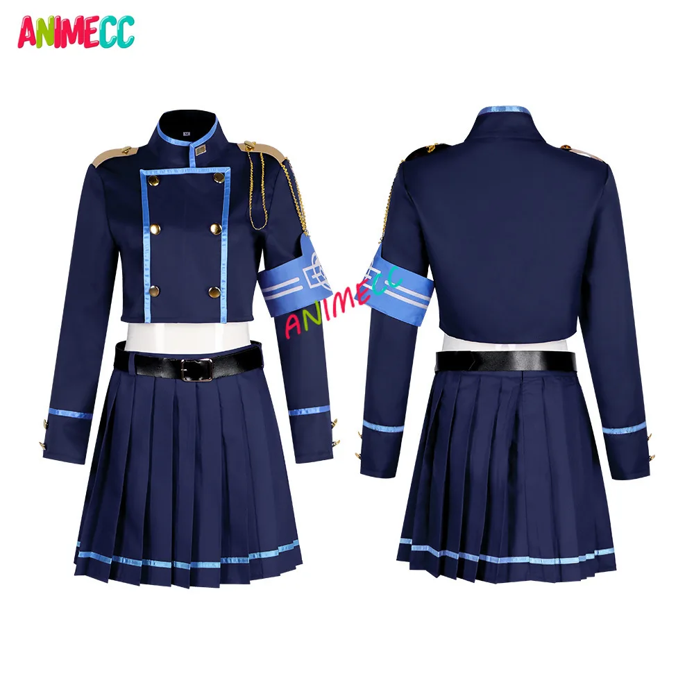 ANIMECC in Stock S-3XL Blue Archive Tachibana Hikari Nozomi Cosplay Costume Wig Anime Project MX School Uniforms Halloween