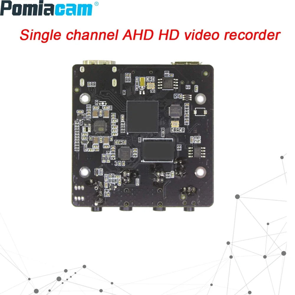 DMA122 AHD&TVI Motherboard 1CH DVR AHD HD Video Recorder H.265 1080P Remote Control Mini DVR Support HDMI Output 1080P