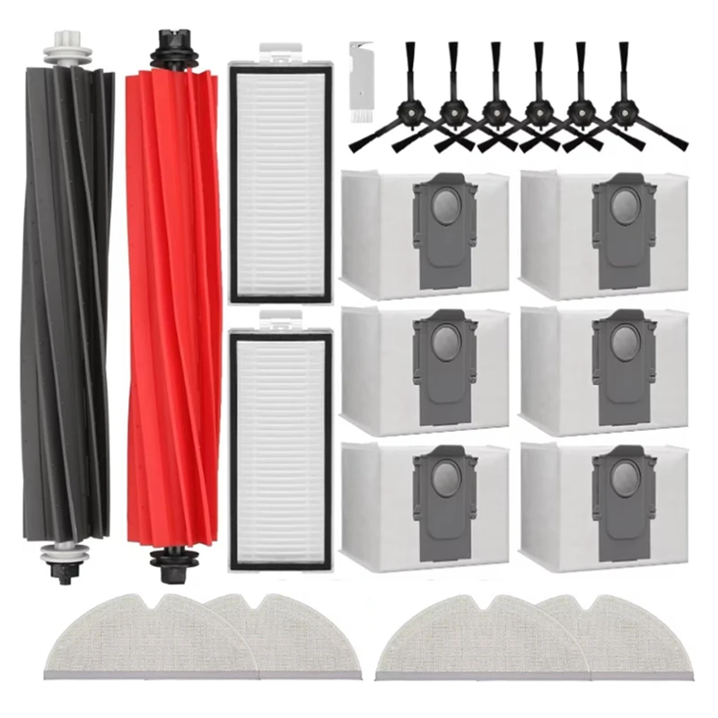 Kit de acessórios para roborock q8 max q8 max + (plus) q5 pro q5 pro + (plus) robô aspirador peças escova principal filtro mop