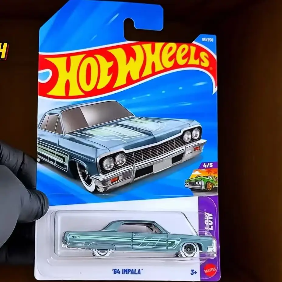 2026-95 Hot Wheels Cars 64 IMPALA 1/64 Metal Diecast Model Collection Toy Vehicles