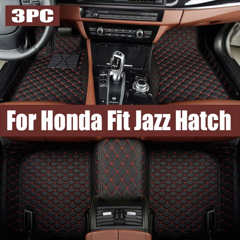 

TPE Car Floor Mat For Honda Fit Jazz Hatch GR1 GR3 2021 2022 2023 2024 Waterproof Leather Pads LHD Foot Rugs Carpets trunk mat