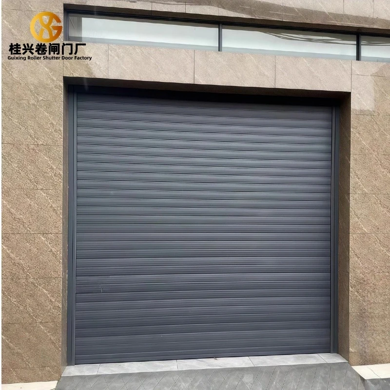 Garage Rolling Gate, Double Layer Aluminum Alloy Panel, Quiet & Secure Complete Kit, Sizes Supported