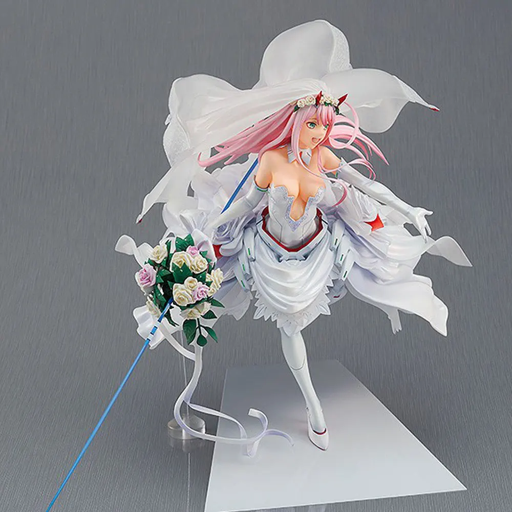 28CM Anime national team Figure 02 Wedding Dress Standing Sword Model Toy Gift collection decorative ornaments PVC