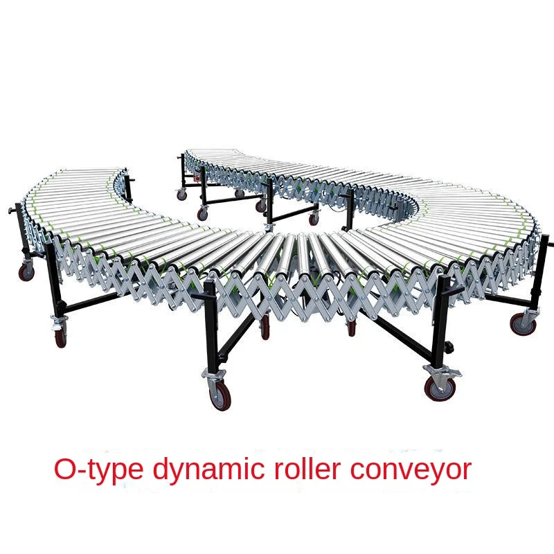 Power Roller Conveyor Express Unloading Artifact Conveyor Line without Power Roller Conveyor Line