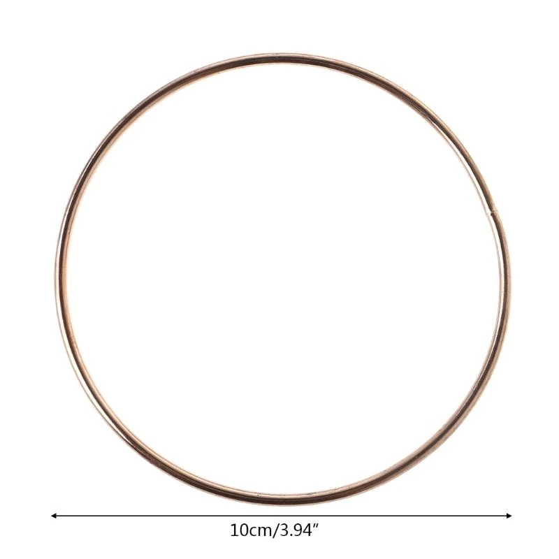 Round Dreamcatch Circle Iron Circle Shape DIY Crafts Project for Christmas Valentines Holiday Decorations best sale