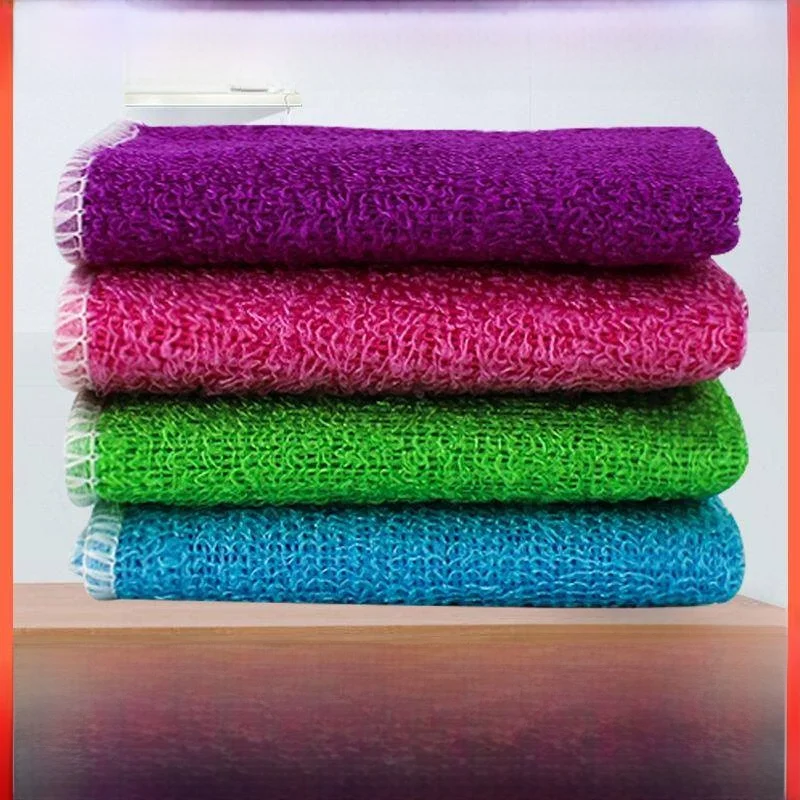 Large Size Kitchen Bamboo Fiber Dish Towel Easy to Clean Cleaning Cloth Home Bathroom Tools ABS Plastic Body Care Tools