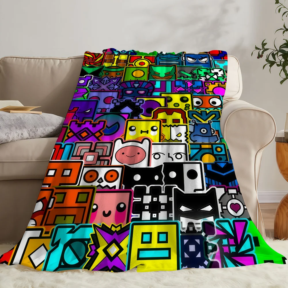 E-sports Cool G-Geometry D-Dash Blanket Soft Warm And Thick Perfect For Bedroom Living Room Bed Sofa Camping Picnic Office Gift