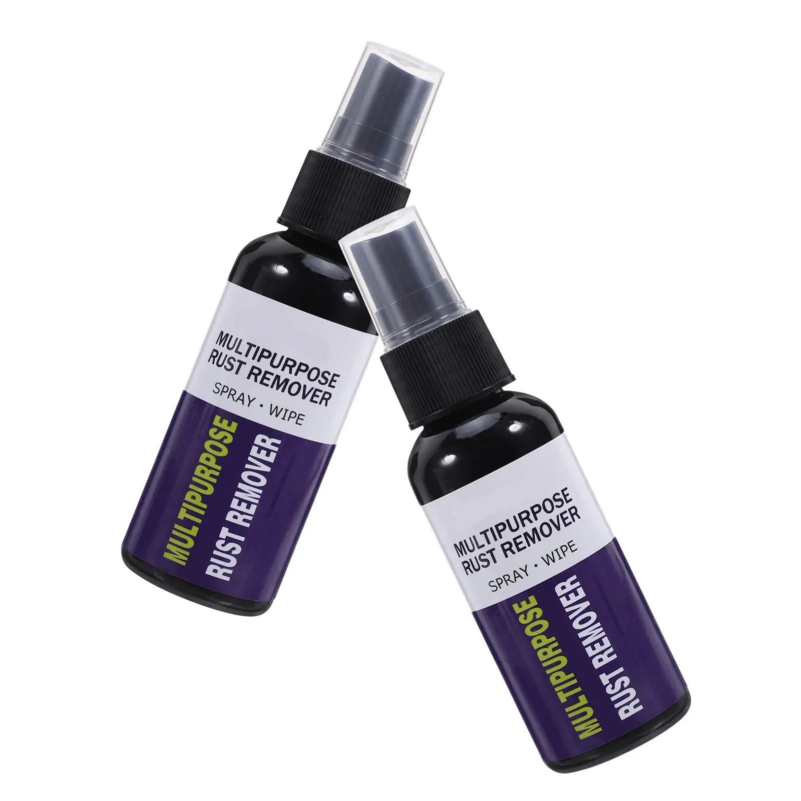 2 Pcs Rust Removal Polish Car Wash Useful Things for Cars Spray Anti Cleaner Remover Kitchen Gloss Accessory Converter