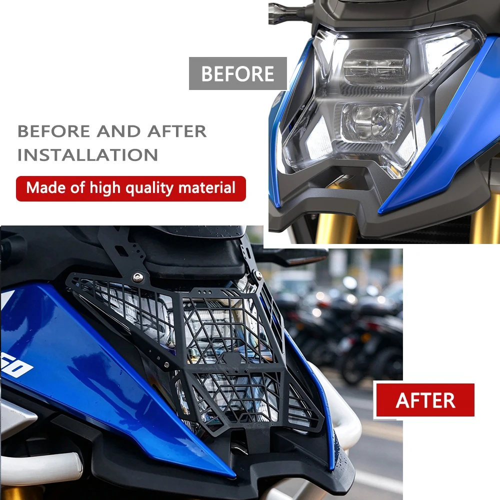 Motorcycle Headlight Guard Grille Cover Protector Protection Modification For F450GS F 450GS F450 GS 2026-