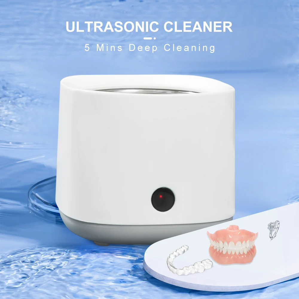 

Home Ultrasonic Cleaner Braces Denture Jewelry Portable Mini Cleaning Machine Pro Dental Tooth Tool Equipment Stain Vibration