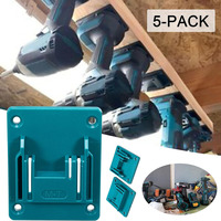5 Packs Tool Holder Dock Mount for Makita 18V Li-ion Drill Tools Holder, Hanger