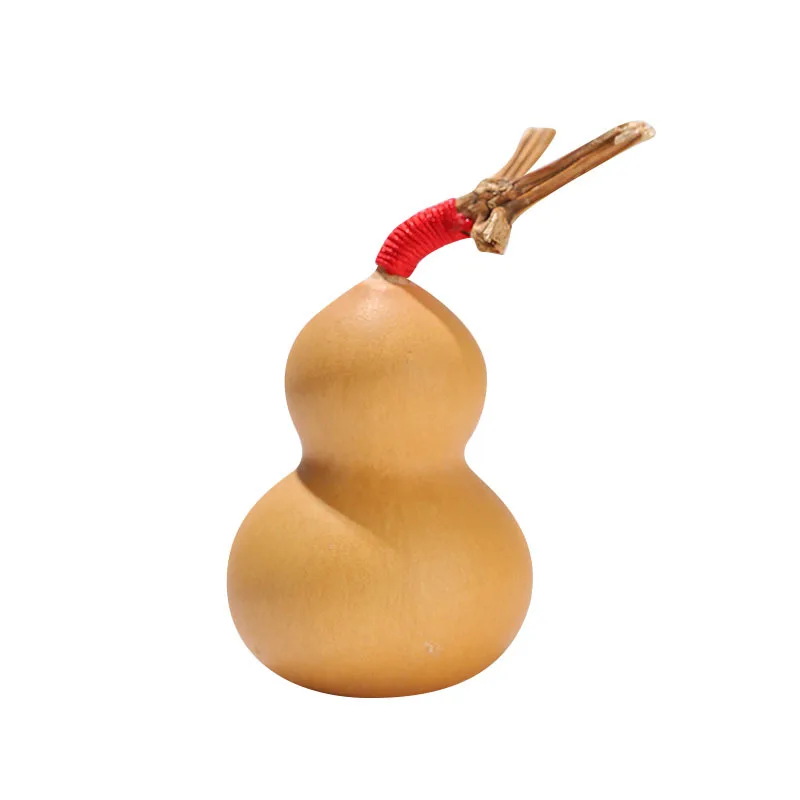 Natural Gourd Crafts Home Decor Ornaments Handheld Playable Big Belly Gourd for Worry Relief and Good Luck Gifts