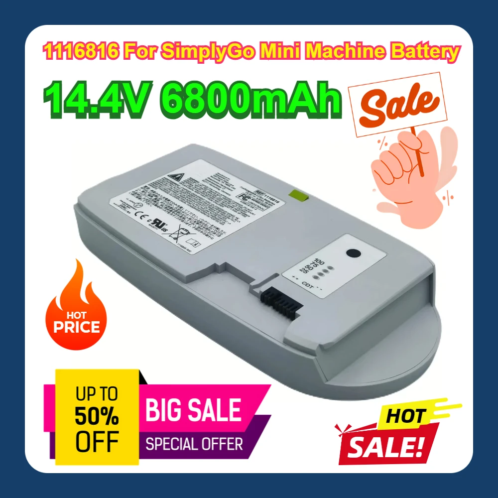 1116816 For SimplyGo Mini Machine 14.4V 6800mAh Battery