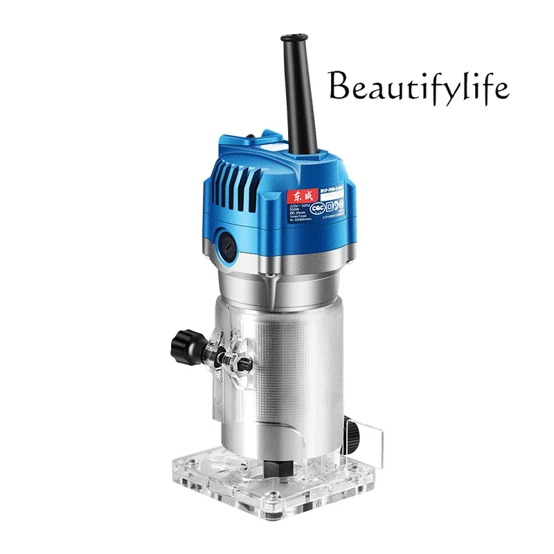 

Trimming machine Woodworking Multifunctional electric edging machine Concave-convex slotted aluminum-plastic panel High power
