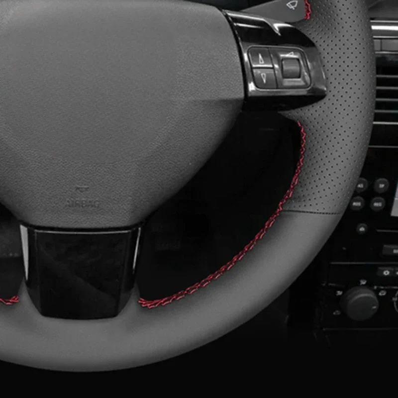 For Opel Astra (H) Zaflra (B) Signum Vectra (C) Vauxhall Astra Holden Astra Black Artificial Leather Car Steering Wheel Covers
