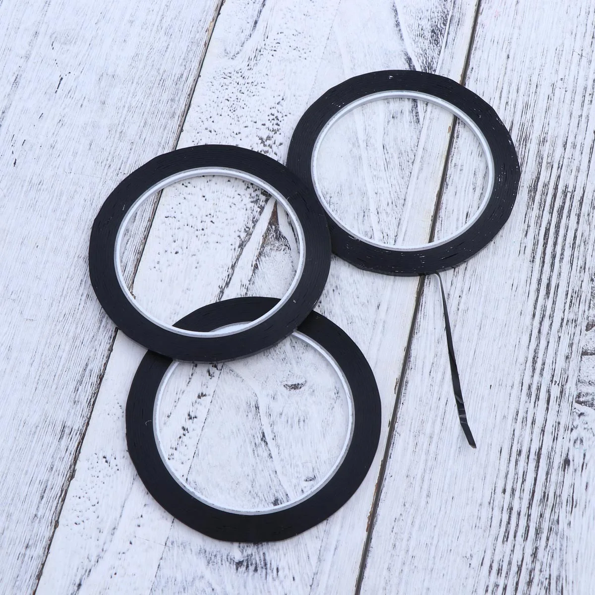 6Pcs 3Mm Width Self Stick Chart Tape for Paper Wood Plastic Surfaces Marking Layout Drawing Reference Lines Marking Tape