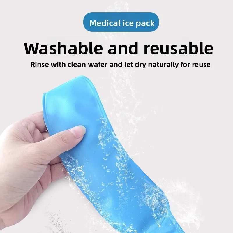 Pacote de gel de resfriamento reutilizável bandana alívio da febre terapia quente e fria compressa adultos redução de temperatura enxaqueca calmante fresco