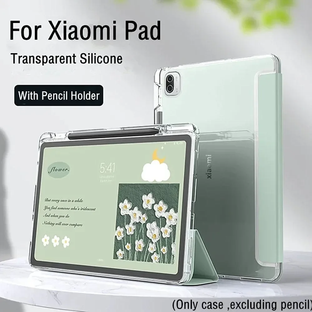 For Xiaomi Pad 5 6 Pro Case MI Pad 5Pro 6 Pro Redmi Pad 10.61 Cover with Pencil Holder Funda Tablet for Xiaomi  5 11 Pulgadas