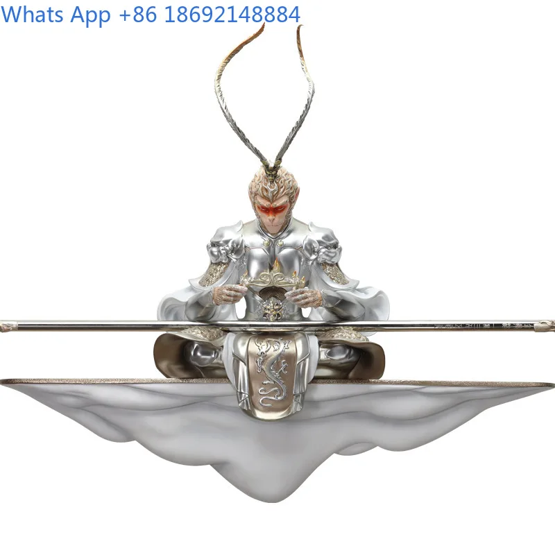 فن جداري مريح ثلاثي الأبعاد من Monkey King لتزيين غرفة المعيشة وغرفة النوم #6