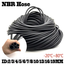 1/3/5M NBR Rubber Hose Oil Resistant Rubber Pipe ID 2 3 4 5 6 7 8 10 13 16 19mm Nitrile Rubber Oil Pipe Hose Tube Tubing